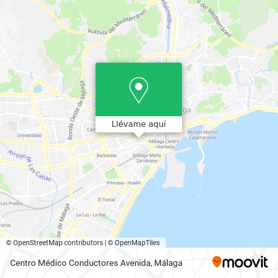 Mapa Centro Médico Conductores Avenida