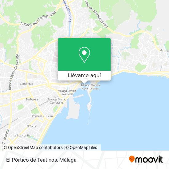 Mapa El Pórtico de Teatinos