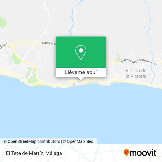 Mapa El Tete de Martín