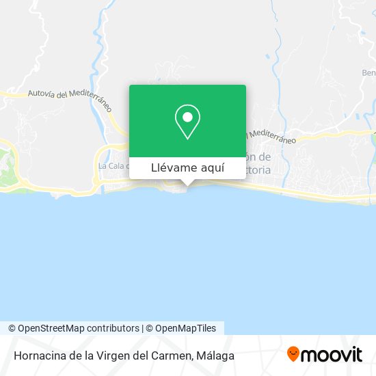 Mapa Hornacina de la Virgen del Carmen