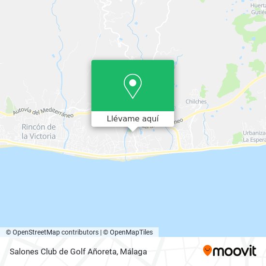 Mapa Salones Club de Golf Añoreta