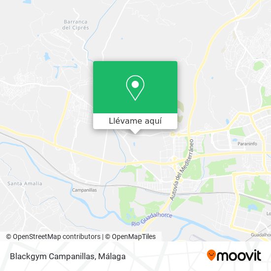 Mapa Blackgym Campanillas