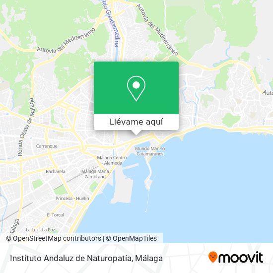 Mapa Instituto Andaluz de Naturopatía