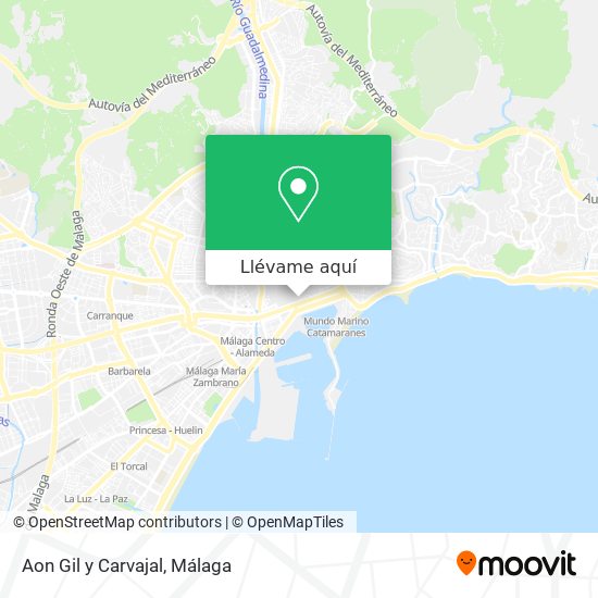 Mapa Aon Gil y Carvajal