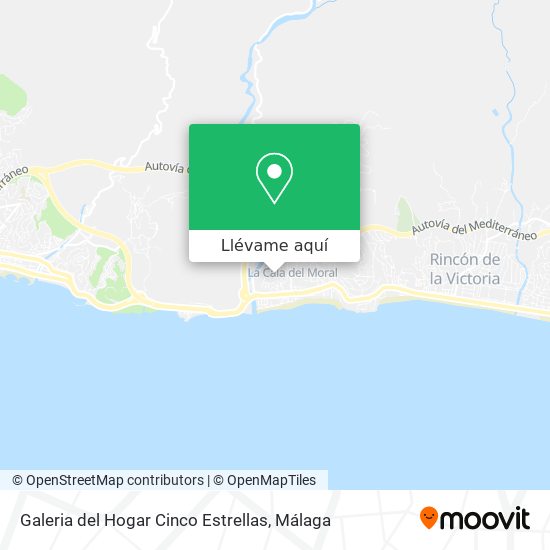 Mapa Galeria del Hogar Cinco Estrellas