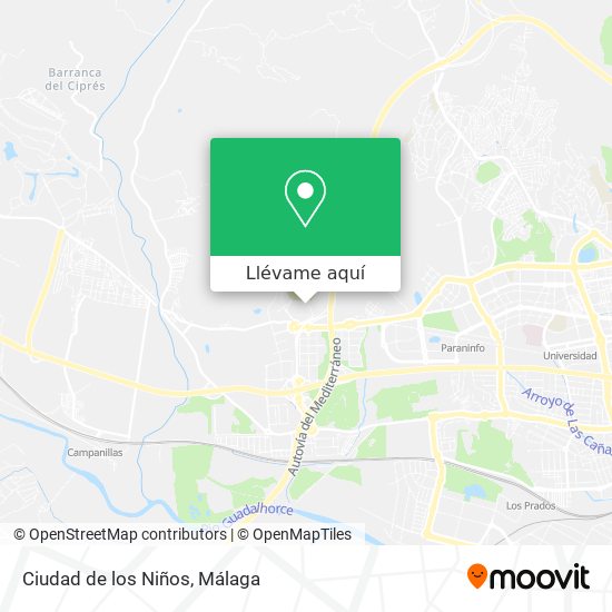 Mapa Ciudad de los Niños