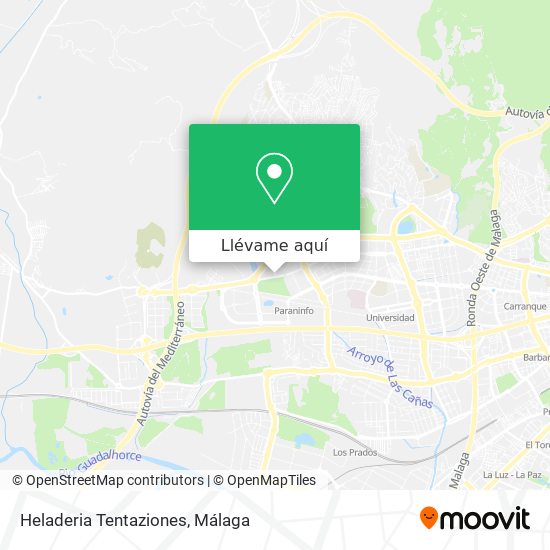 Mapa Heladeria Tentaziones