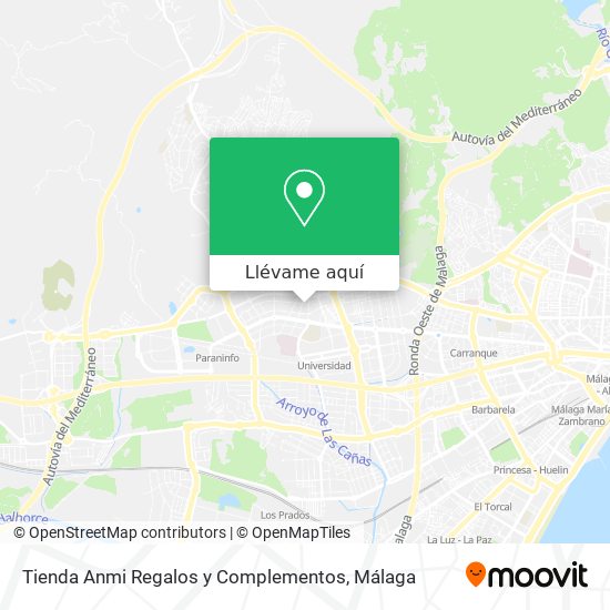 Mapa Tienda Anmi Regalos y Complementos