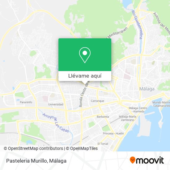 Mapa Pasteleria Murillo