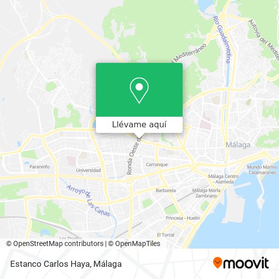 Mapa Estanco Carlos Haya
