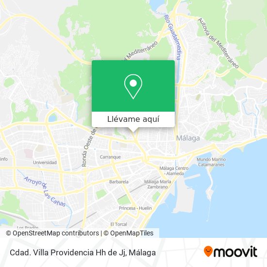 Mapa Cdad. Villa Providencia Hh de Jj