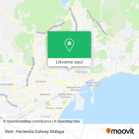 Mapa Rest. Hacienda Galwey