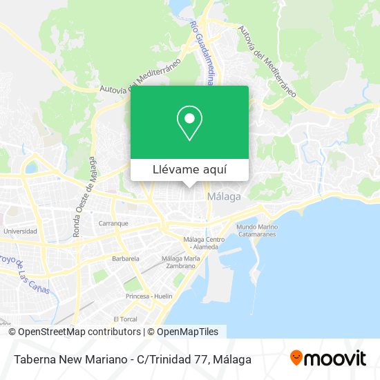 Mapa Taberna New Mariano - C / Trinidad 77