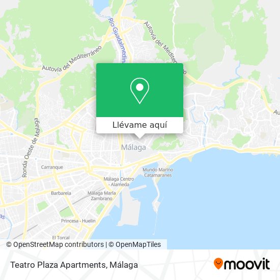Mapa Teatro Plaza Apartments