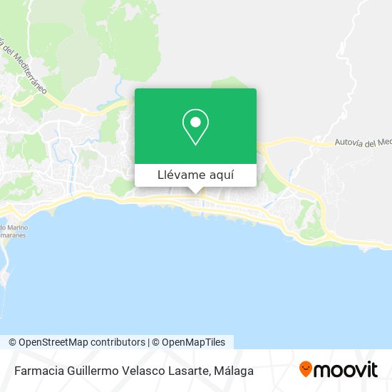 Mapa Farmacia Guillermo Velasco Lasarte