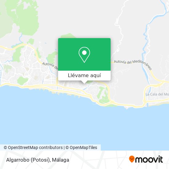 Mapa Algarrobo (Potosi)