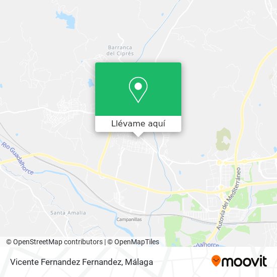 Mapa Vicente Fernandez Fernandez