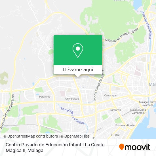Mapa Centro Privado de Educación Infantil La Casita Mágica II