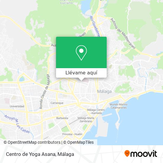 Mapa Centro de Yoga Asana