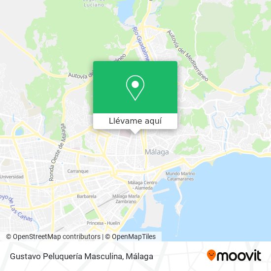 Mapa Gustavo Peluquería Masculina
