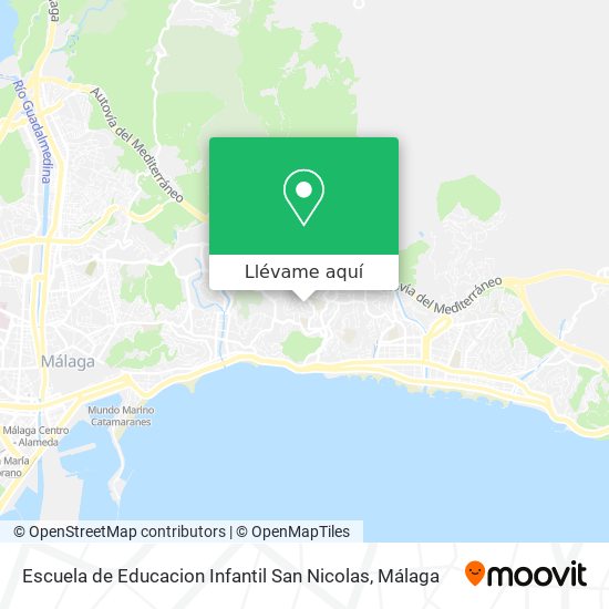 Mapa Escuela de Educacion Infantil San Nicolas