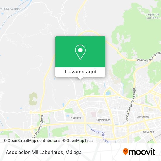 Mapa Asociacion Mil Laberintos