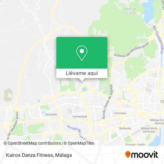 Mapa Kairos Danza Fitness
