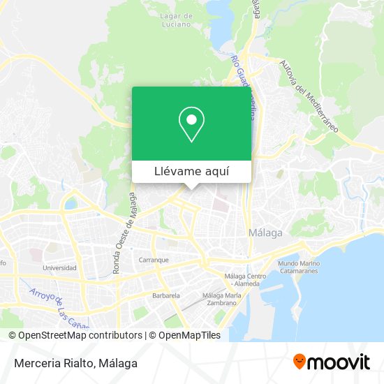Mapa Merceria Rialto