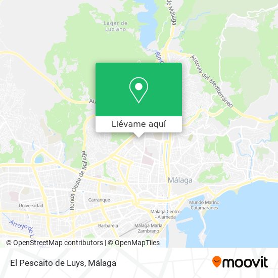 Mapa El Pescaito de Luys