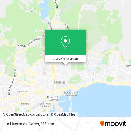 Mapa La Huerta de Ceres