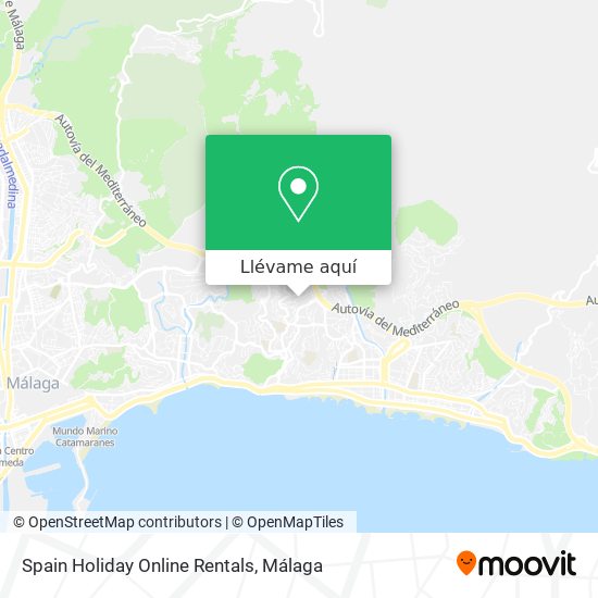 Mapa Spain Holiday Online Rentals