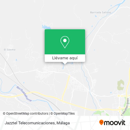 Mapa Jazztel Telecomunicaciones