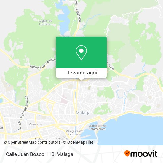 Mapa Calle Juan Bosco 118