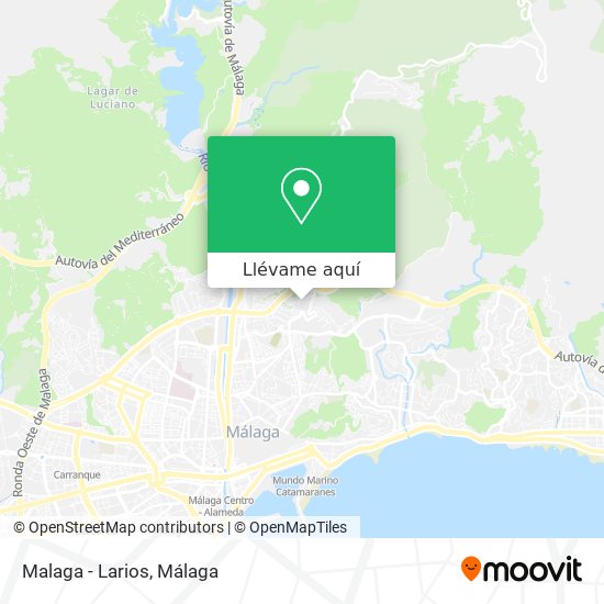 Mapa Malaga - Larios