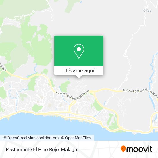 Mapa Restaurante El Pino Rojo