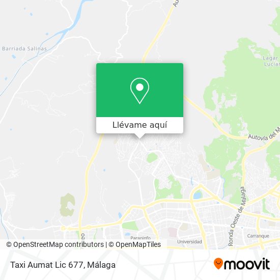 Mapa Taxi Aumat Lic 677