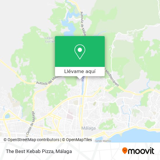 Mapa The Best Kebab Pizza