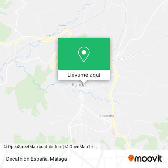 Mapa Decathlon España
