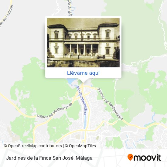Mapa Jardines de la Finca San José
