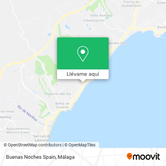Mapa Buenas Noches Spain
