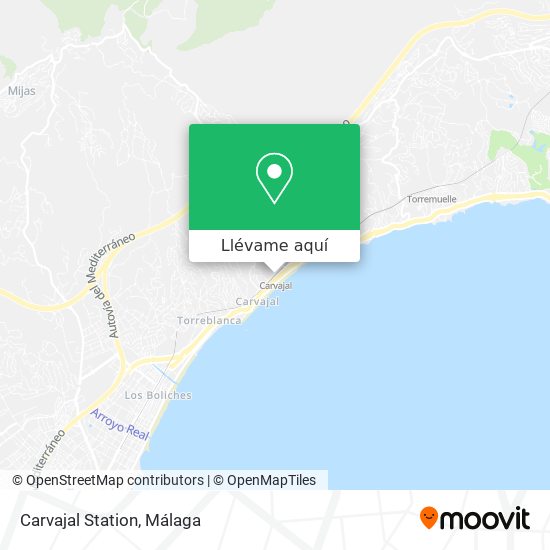 Mapa Carvajal Station