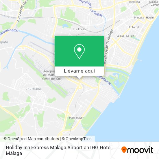 Mapa Holiday Inn Express Málaga Airport an IHG Hotel