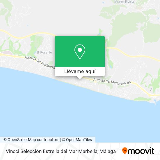 Mapa Vincci Selección Estrella del Mar Marbella