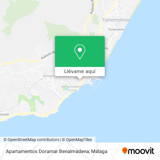 Mapa Apartamentos Doramar Benalmádena