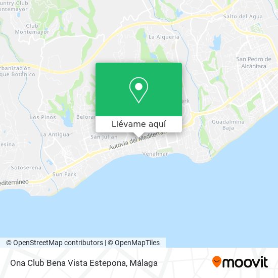 Mapa Ona Club Bena Vista Estepona
