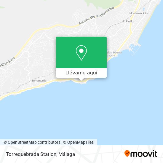 Mapa Torrequebrada Station