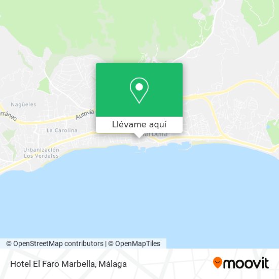 Mapa Hotel El Faro Marbella