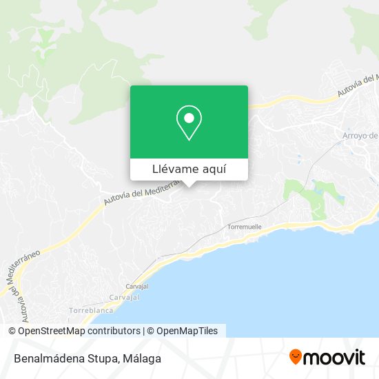 Mapa Benalmádena Stupa