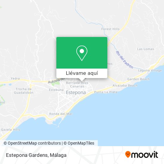 Mapa Estepona Gardens