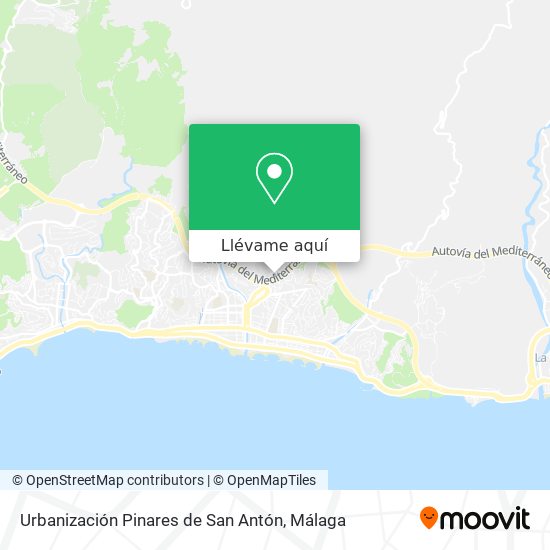 Mapa Urbanización Pinares de San Antón